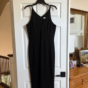 Dress the Population Black Midi Dress